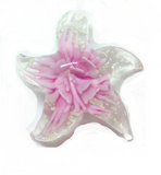 Glass Lampwork STARFiSH Pendants, Purple Aqua Pink Green Gold - ChandelierDesign