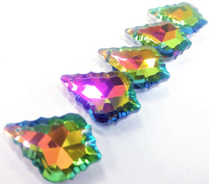 Vitrail Rainbow French Cut Chandelier Crystals, Pack of 5 - ChandelierDesign