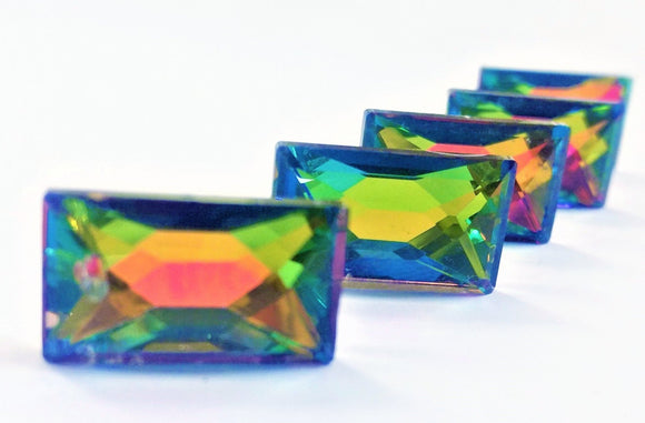 Vitrail Rainbow Rectangle Chandelier Crystals Prism, Pack of 5 - ChandelierDesign